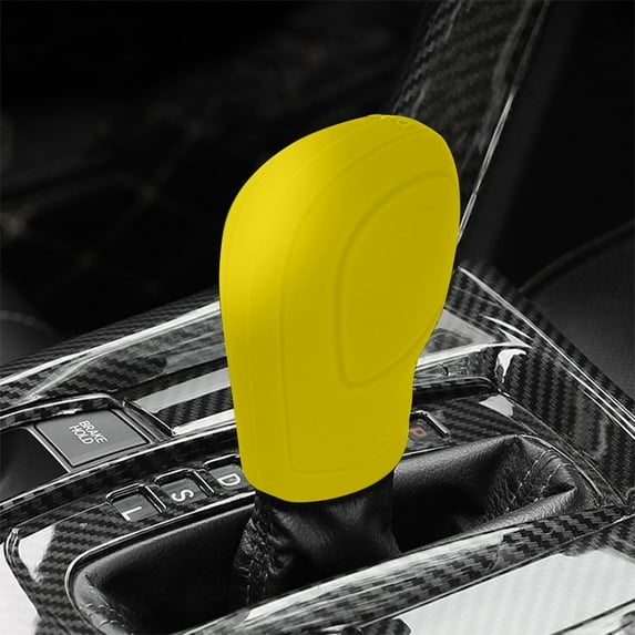 HBYJLZYG Car Accessories Car Gear Shifter Knob Cover, Elastic Car Automatic Shifter Protector Cover, Universal Antl-Slip Auto Knob Gear Stick Protector Vehicle Accessories