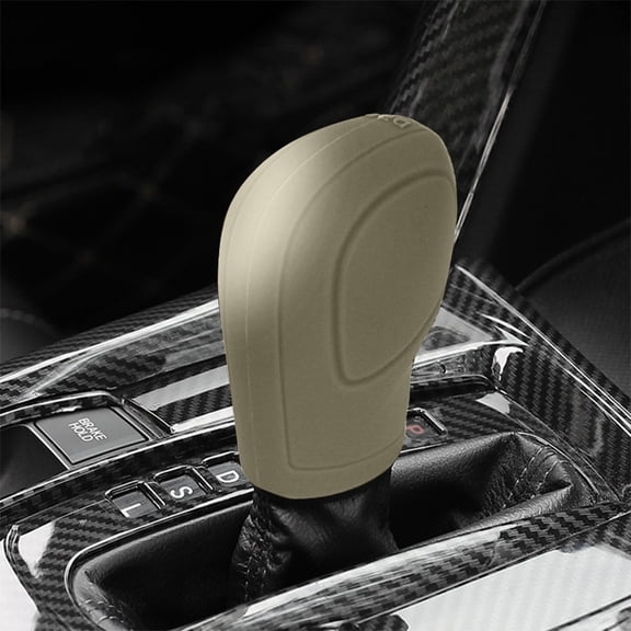 HBYJLZYG Car Accessories Car Gear Shifter Knob Cover, Elastic Car Automatic Shifter Protector Cover, Universal Antl-Slip Auto Knob Gear Stick Protector Vehicle Accessories