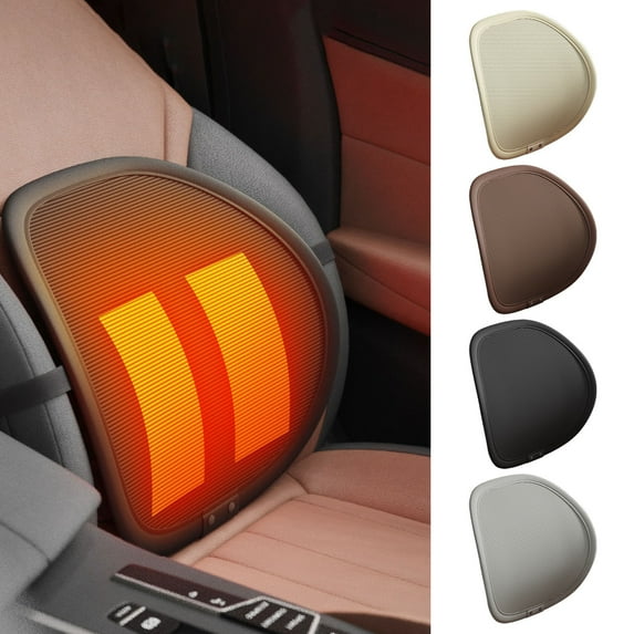HBYJLZYG Car Accessories Car Lumbar Heating Cushion Winter Car Lumbar Cushion Neck Headrest Neck Pillow Waist Hot Compress Household