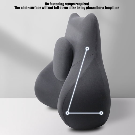 HBYJLZYG Car Accessories Car Lumbar Support Driver'S Seat Backrest Car Mounted Backrest Lumbar Cushion Lumbar Support Driver'S Driving Lumbar Support Cushion