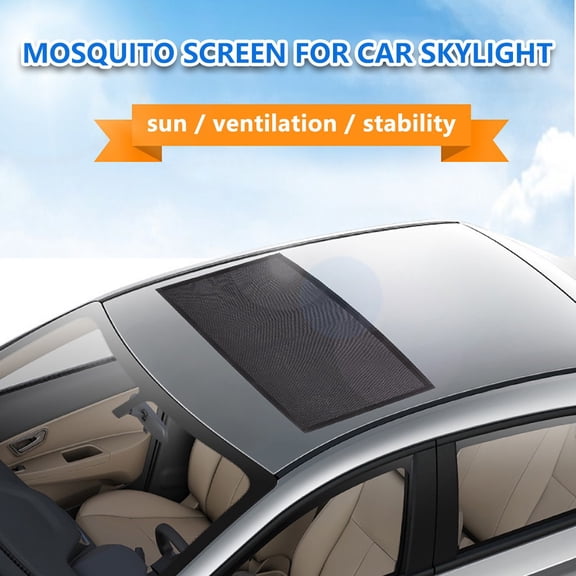 HBYJLZYG Car Accessories Car Mosquito Car Sunroof Sunshade Skylight Blind Shading Net Car Sunroof Window