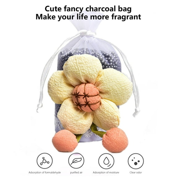 HBYJLZYG Car Accessories Car Removal Car the Odor in the Car To Absorb the Charcoal Bags New Car Remover Activated Carbon Packets