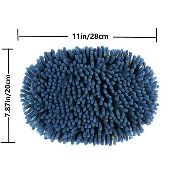 HBYJLZYG Car Accessories Car Wash Mop Soft Bristle Brush Chenille Telescopic Long Pole Soft Does Not Hurt the Paint Car Wash Tools Car Wash Brush