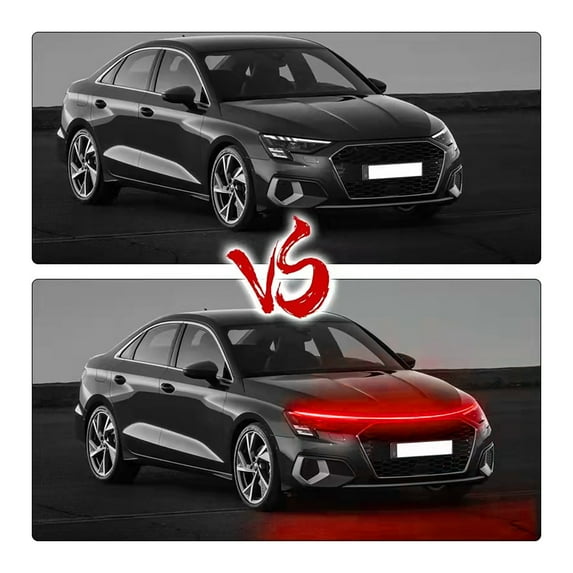 HBYJLZYG Car Accessories Exterior Lights for Cars, 47 Inch Car Hood Strips Led Daytime Running Strip Neon for Car