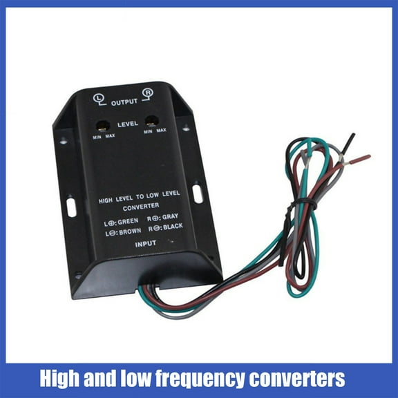 HBYJLZYG Car Accessories Line Output Converter Regulable Amplifier Add on Module for Car Stereo
