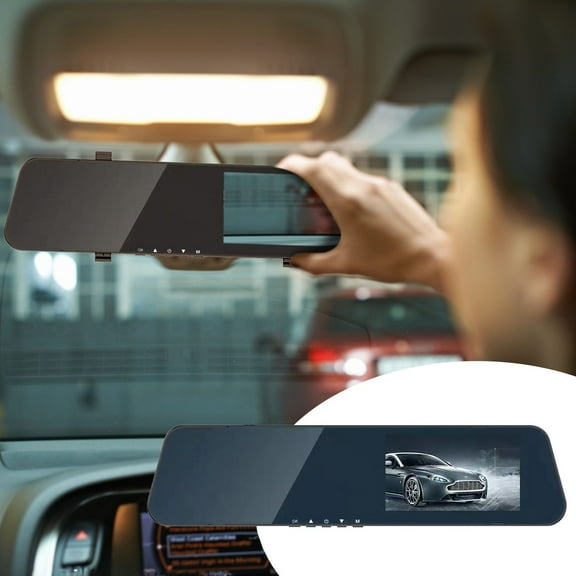 HBYJLZYG Car Accessories Mirror Dash Cam Backup Camera12 Inch, Hd1080P Smart Camera Rearview Mirror for Cars & Trucks, Front and Rear View Cameras, Night Vision, Parking Assistance