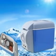 thumbnail image 1 of HBYJLZYG Car Refrigerator 7.5L Cold and Warm Purpose 12V Car Refrigeration Insulation Heating Mini Portable Mini Refrigerator 24V, Kitchen Storage Organization, 1 of 9