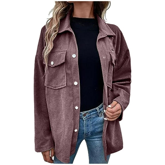 HBYJLZYG Coats Cardigan Shirt Jacket Tops, Womens Fashion Solid Color Pocket Patchwork Outwear Suit Hooded Coat Long Sleeve Coat