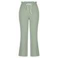 thumbnail image 1 of HBYJLZYG Cotton Linen Long Pants, Fashion Women Summer Casual Loose Cotton And Linen Pocket Solid Trousers Pants, 1 of 9