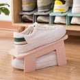 thumbnail image 1 of HBYJLZYG Foldable Shoe Organizer Shoe Stacker Space Save Display Rack Shoes, 1 of 4