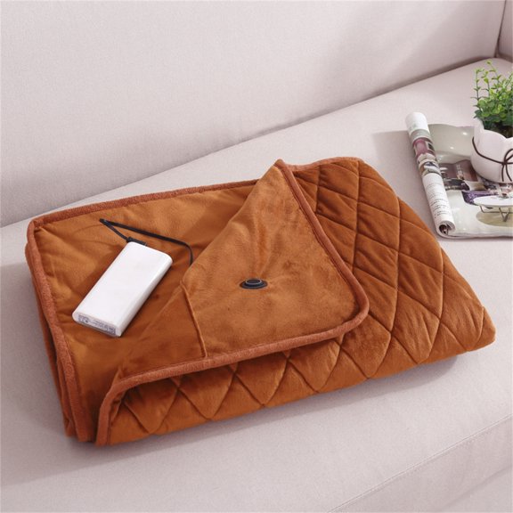 ZToonmas Heated Blanket,5V USB Heating Blanket Machine Washable,For Mobile Power, Laptop, Car USB Adapter, Etc. With 120Cm Extension Cable, Suitable for Indoor and Outdoor Most Environments.