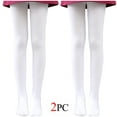 thumbnail image 1 of HBYJLZYG High Waisted Tights Solid Color Pantyhose, 2PC For Women All Age Thin Fleece Dance Socks Base Socks Full-Length Leggings, 1 of 8