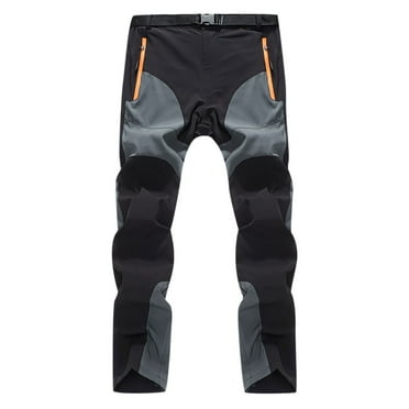 HBYJLZYG Hiking Cargo Pants For Men, Casual Outdoor Sports Patchwork Wicking Quick Drying Trousers Full Pants