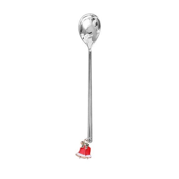 HBYJLZYG Home Christmas Decorations Metal Coffee Fork Stirring Spoon Christmas Table Decorations New Year