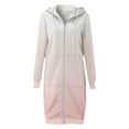 thumbnail image 1 of HBYJLZYG Hoodies Cardigans Sweaters Gradient Sweatshirt Jacket Long Coat, Women Loose Long Sleeve Hoodie Tops Winter Coats For Women, 1 of 5
