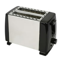 HBYJLZYG Household Stainless Steel Bread Maker Heater Double Slot Bread Heater Fully Automatic Mini Breakfast Bread 2 Piece Heater, Kitchen Storage Organization