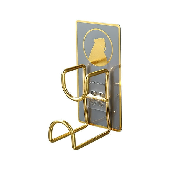 HBYJLZYG Invincible Hook- Towel Rack Traceless Hook Punch Kitchen Bathroom Door