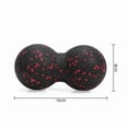 thumbnail image 1 of HBYJLZYG Massage Ball Peanut Shape, Muscle Relaxation Tool for Neck Shoulder Back, Silicone Dual Ball Myofascial Release, Portable Fitness Yoga Massager, 1 of 4