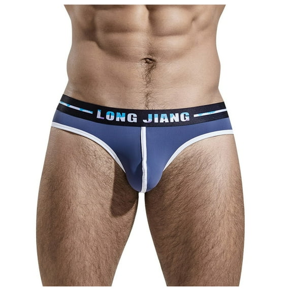 HBYJLZYG Men's Cotton Stretch Underwear Support Briefs Wide Waistband Breathable Soft Stretchy Mens Briefs Underwear