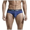 thumbnail image 1 of HBYJLZYG Men's Cotton Stretch Underwear Support Briefs Wide Waistband Breathable Soft Stretchy Mens Briefs Underwear, 1 of 6