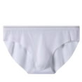 thumbnail image 1 of HBYJLZYG Men's Seamless Underwear Solid Color Ice Silk Panties Hip Lifting Underwear Breathable Soft Stretchy, 1 of 3