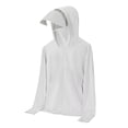thumbnail image 1 of HBYJLZYG Men's UPF 50+ Sun Protection Shirts Outdoor UV Lightweight Full Zip Hoodie Jacket Long Sleeve Fishing Hiking Performance Rash Guard SPF Shirts Quick Dry, 1 of 8