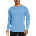 thumbnail image 1 of HBYJLZYG Mens UPF 50+ Sun Protection Shirts SPF Shirts Long Sleeve Rash Guard Fishing Outdoor UV Running Lightweight Quick Dry, 1 of 3