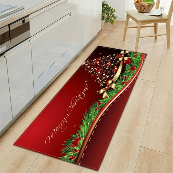 HBYJLZYG Merry Christmas Welcome Doormats Indoor Home Carpets Decor