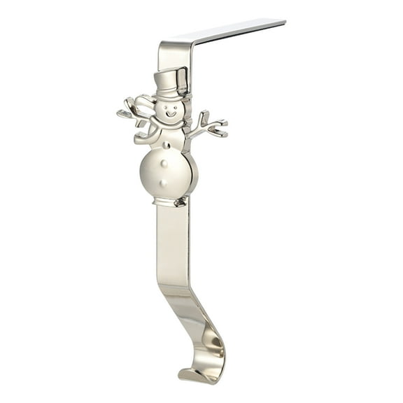 HBYJLZYG Metal Christmas Stocking Hooks Fireplace Hanger With Non-Skid Design