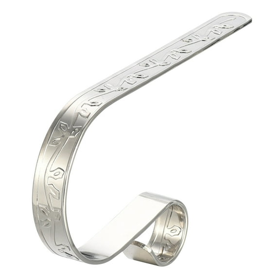 HBYJLZYG Metal Christmas Stocking Hooks Fireplace Hanger With Non-Skid Design