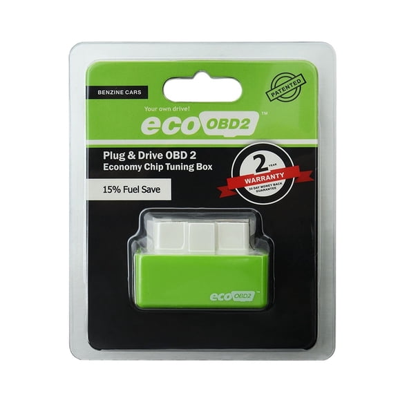 HBYJLZYG OBD2 Fuel Saver Chip, Eco OBD2 Economy Tuning Box, Self-Learning ECU Adjustment Chip, Low Emission Car Gas Saving Device