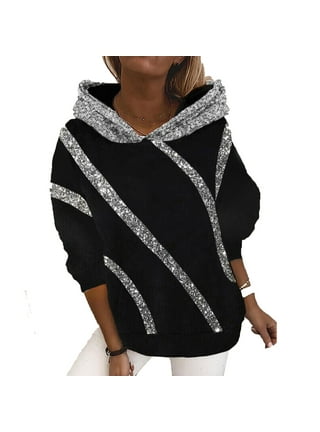 Womens sequin hotsell hoodies