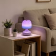 thumbnail image 1 of HBYJLZYG Pastel Mushroom Table Lamp, 4.76 in Rechargeable LED for Kids Room, Desktop, Gift, 1 of 6