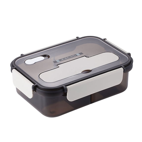 HBYJLZYG Plastic Lunch Box Fresh-keeping Box Microwave Oven Heating Sealed Thermal Insulation Bento Box Lunch Box With Tableware
