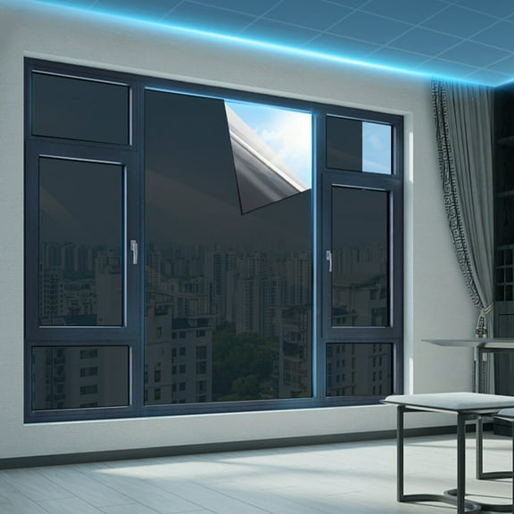 HBYJLZYG Reflective Window Film Heat Control Window Tint Self-Adhesive Daytime Seclusion Window Tint Film For Home And Office