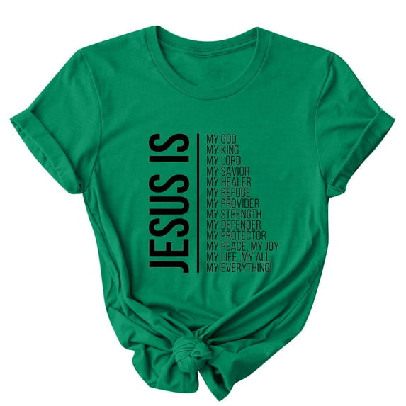 HBYJLZYG Shirts For Women, 2024 Easter Graphic Print Short Sleeved Crewneck T-Shirt Top/Shirt Y2K Clothing 2024