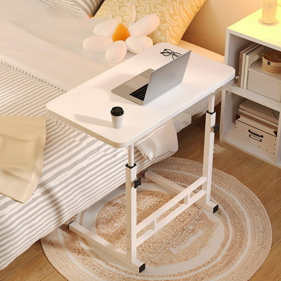 HBYJLZYG Storage Bins With Lids Standing Desk Adjustable Height Portable Mobile Laptop Desk