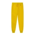 thumbnail image 1 of HBYJLZYG Sweatpants Women, Fashion Pants For Women Solid Color Elastic Waist Sports Fleece Leggings Casual Pants Trousers, 1 of 3