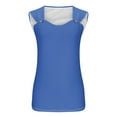 thumbnail image 1 of HBYJLZYG Tank Tops Women, Loose Fit Casual Shirt Sports Summer Solid Sleeveless Round Neck Tops, 1 of 4