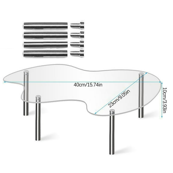HBYJLZYG Transparent Acrylic Cupcake Shelf Multi Layer Display Shelf Wedding Birthday Goods Table