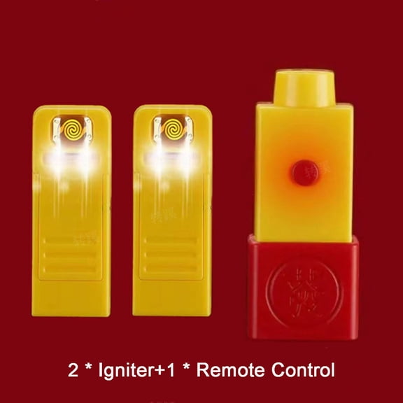 HBYJLZYG USB Rechargeable Remote Lighter, Split Design Electric Igniter, Kitchen BBQ Grill Fire Starter, Safe Portable Candle Lighter with Remote 2 Pack
