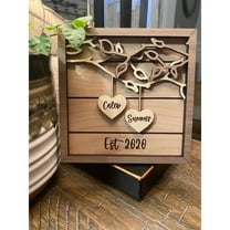 HBYJLZYG Wed Wooden Personalized Wooden Sign Diy Couple Wooden Sign Anniversary Gift Personalized Wedding Gift,Decorations