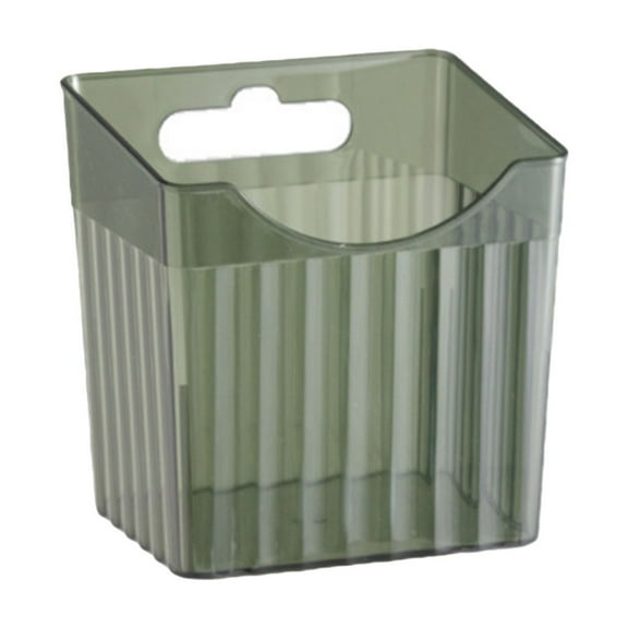 HBYJLZYG White Plastic Storage Bins for Pantry Organization with Four Handles, Kitchen Storage Organization