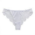 thumbnail image 1 of HBYJLZYG Women's Lace Underwear Low-Rise Panties See Through Comfy Threaded Lace Thong Breathable Soft Stretchy, 1 of 2