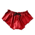 thumbnail image 1 of HBYJLZYG Women's Silk Satin Briefs Flowers Lace Panties Pajamas Underwear Breathable Soft Stretchy, 1 of 4