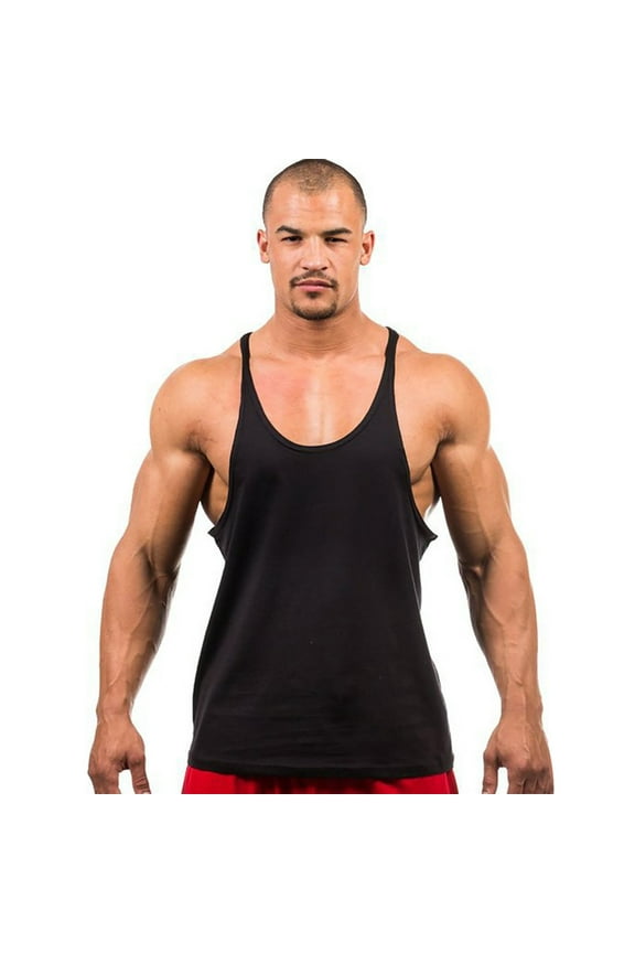 Workout Tank Tops For Men, Summer Racerback Athletic Work Pullover Round Neck Sleeveless T-Shirts Workout Clothes