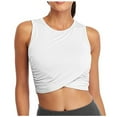 thumbnail image 1 of HBYJLZYG Workout Tank Tops For Women, Athletic Cropped Tops Sleeveless Dance Running Sport Yoga Shirts, 1 of 9