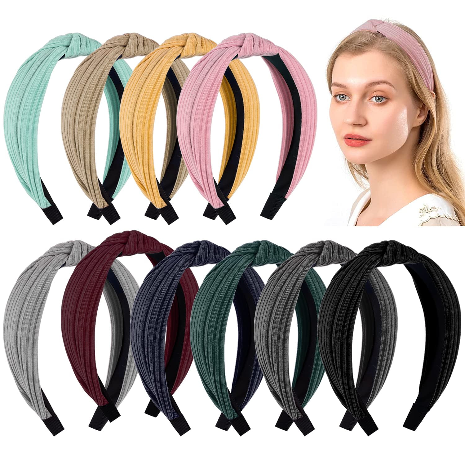 Sehao Hair Accessories for Girls 4-6 Fashion classy-braided Headband women  headband hair accessories High-Quality hair 