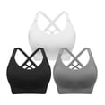 thumbnail image 1 of HBlife 3 Pack Seamless Nursing Sports Bra Support Yoga Maternity Bras Pregnancy Sleep Bralette.Criss-Cross, 1 of 7