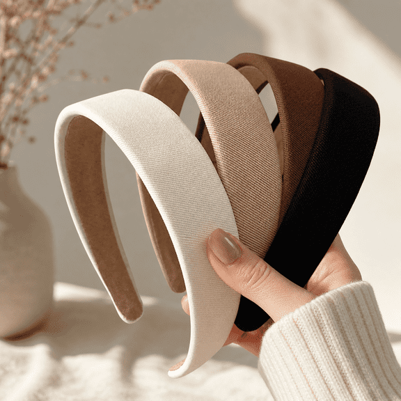 HBlife 4 Pack Fashion Wide Cute Headbands Trendy Non Slip Hairbands for Women Girls